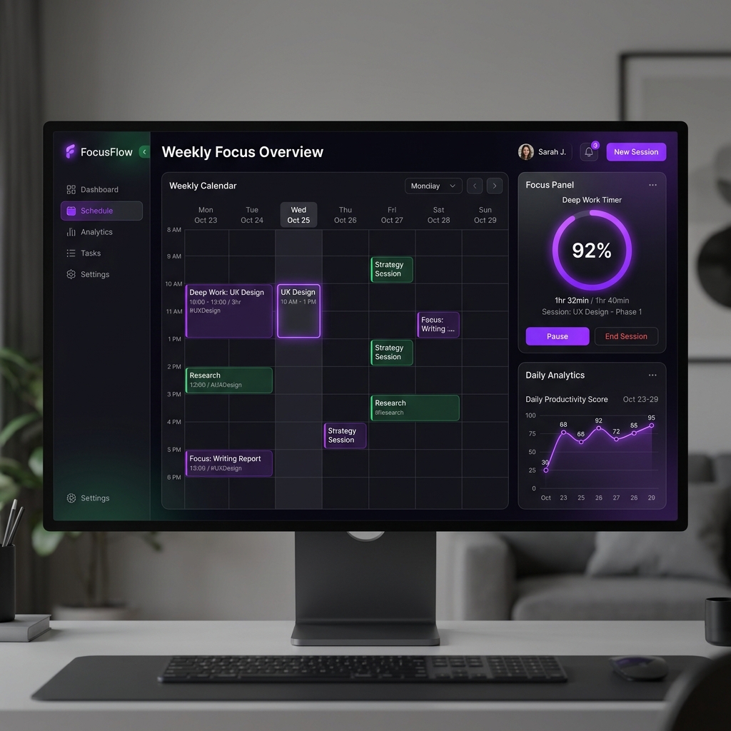 FocusFlow Dashboard
